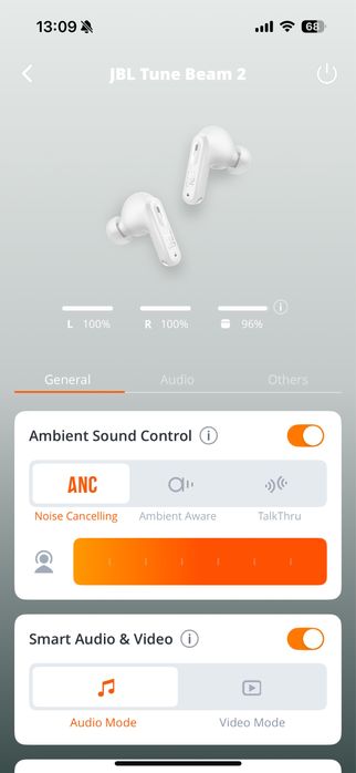 Jbl JBL tune beam 2 ANC оригинальные наушники обмен есть предлагайте