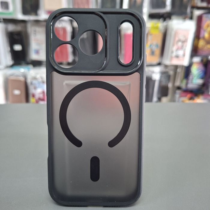 Силиконов гръб/кейс Mag safe за iPhone 17 Pro защита на камера