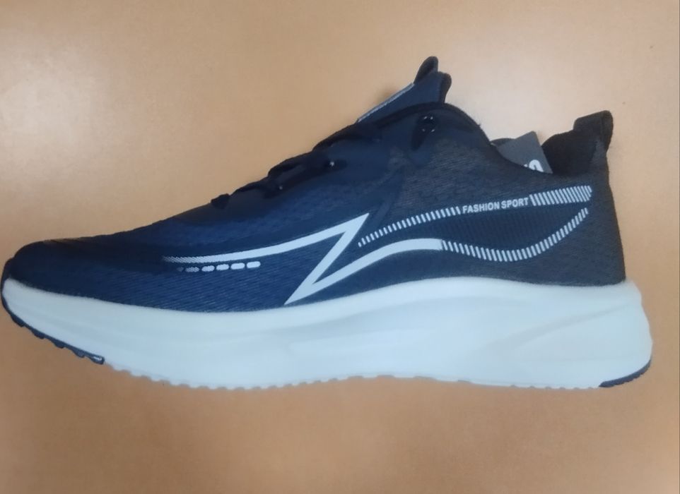 Мъжки маратонки 6465 в синьо и бяло