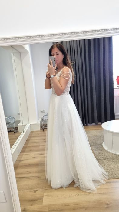 Rochie mireasa marimea 38 - firma 6 A.M.