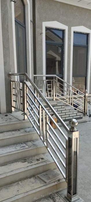 Нержавейка никел перила решотка аргон сварка..  Nerjaveyka perila