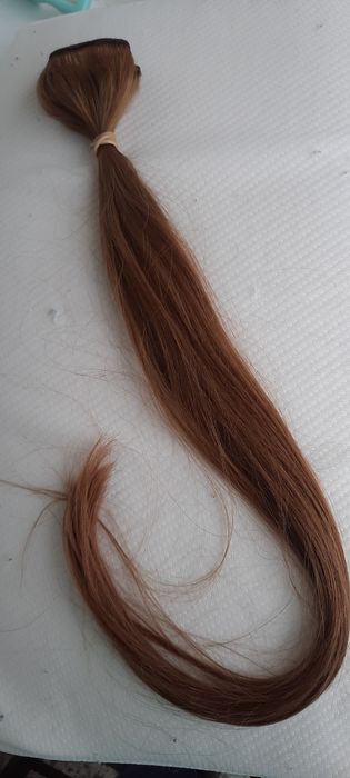 Екстеншън 60см, 50гр кестеняв