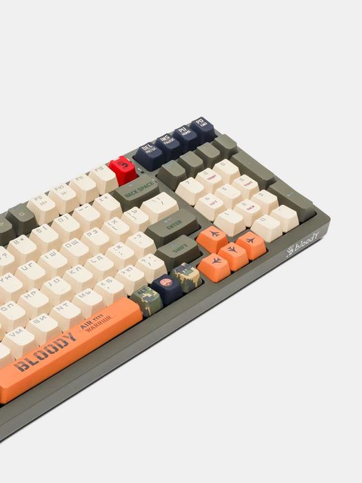 Механическая игровая клавиатура Bloody S98 (AVIATOR) RED SWITCH++
