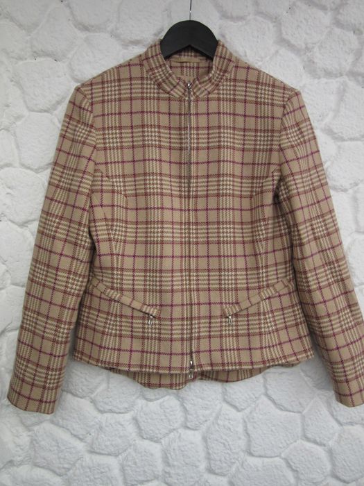 Sacou carouri crem fermoar OUI pantaloni maleta