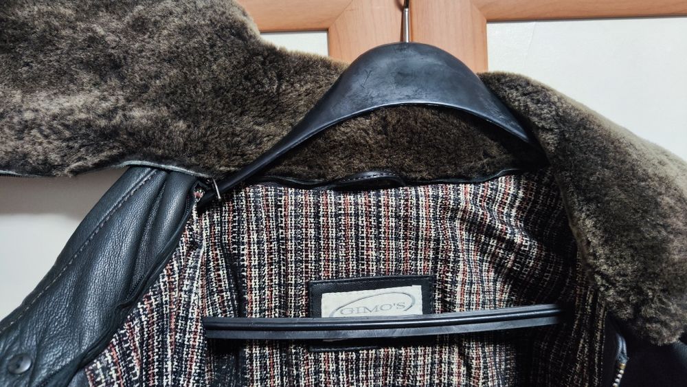 Кожена шуба кожено яке телешки бокс