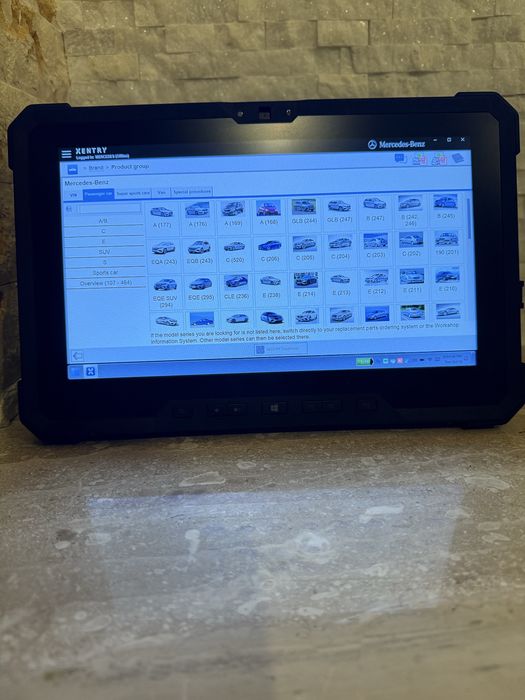 Tableta Profesionala DELL LATITUDE RUGGED 7212 Diagnoza Auto Camioane
