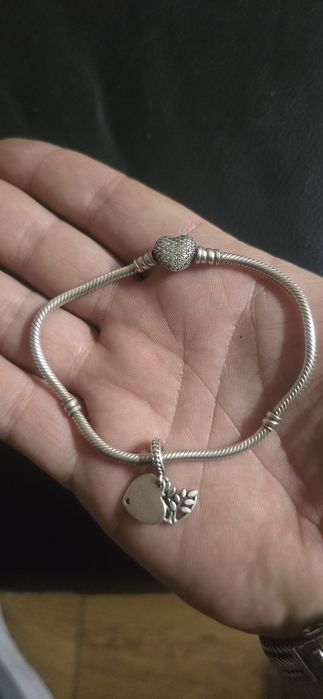 Brățară Pandora originală cu charm