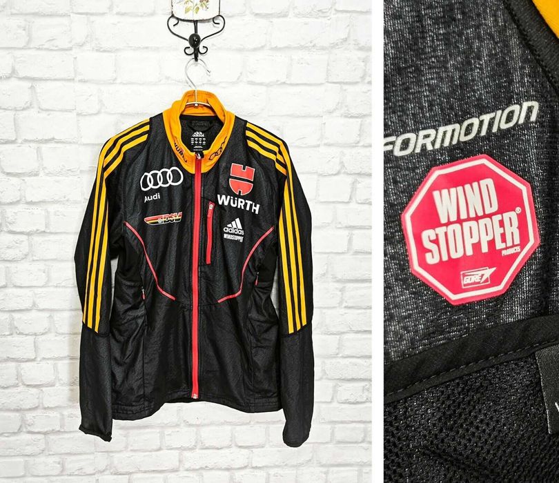 Adidas Audi Team Windstopper Оригинално мъжко яке фланелак размер М