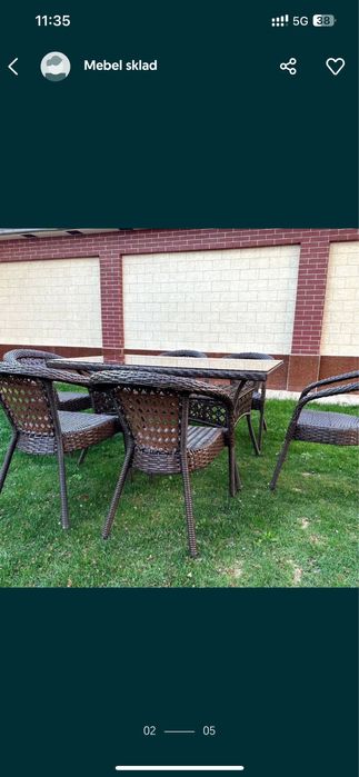 Ротанговая мебель Садовая мебель Дачники Столь стулья для садтерасса