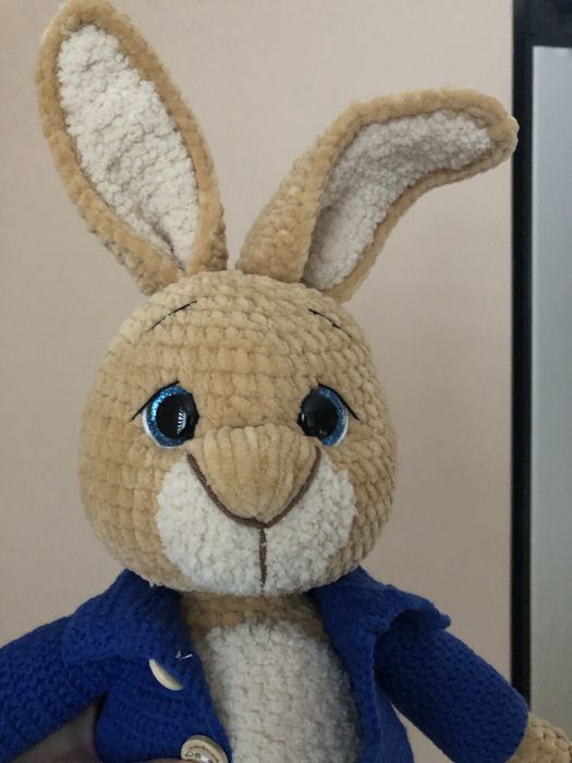 Зайчето Питър, плетен на 1 кука