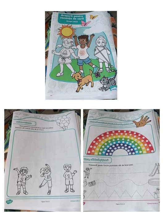 Broșuri de vacanta cu activități