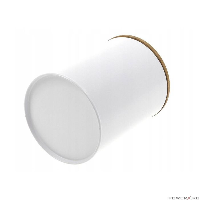 Set 3 recipiente, inox-bambus, alb, pentru cafea, ceai, zahar.