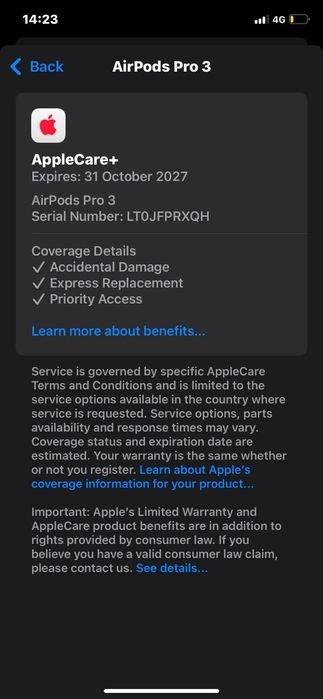Airpods pro 3 cu garanție