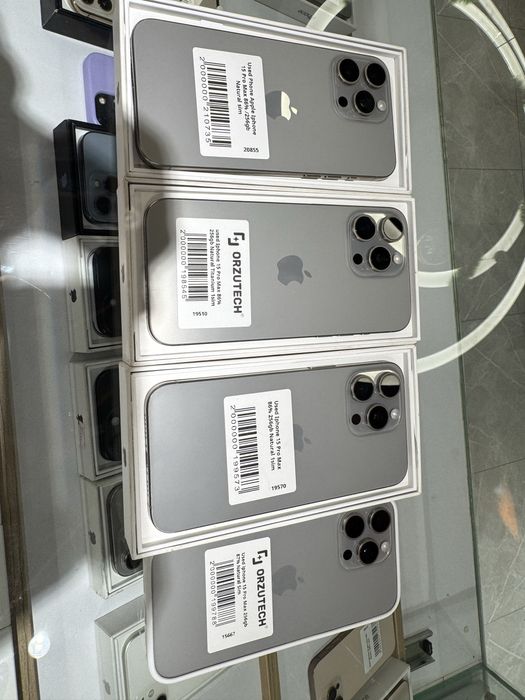 Iphone 15 pro max 256 1sim. Natural,Black,Blue Titan