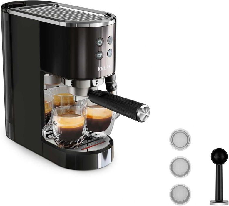 Ръчна еспресо машина Krups Virtuoso + XP444C
