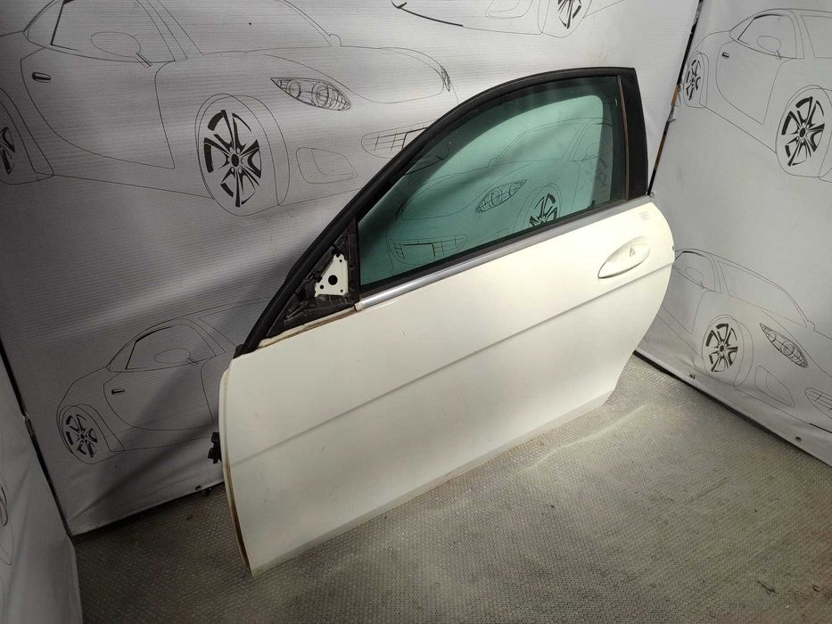 Ușă Față Stânga Mercedes-Benz C-Class W204 Coupe Alb Cod Culoare 650 Calcite White 2013 / [2007-2014] / A2047200005 (2A)