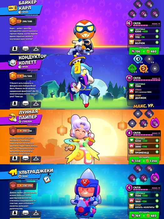 Продам аккаунт Бравл Старс