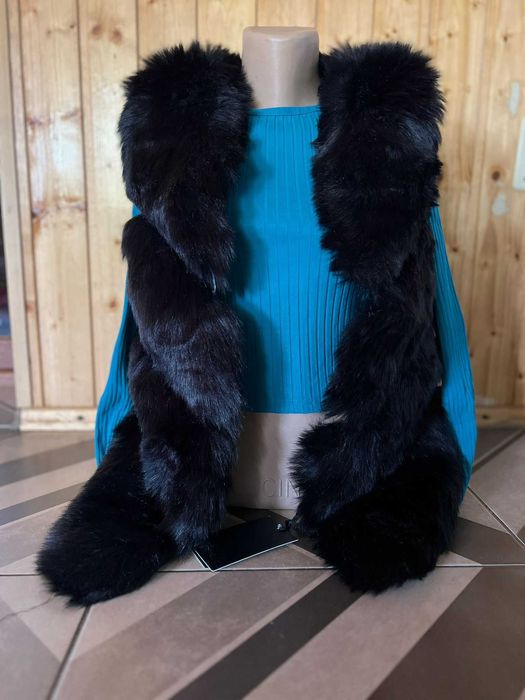 Vesta Din Blana De Vulpe ( Idee Cadou )