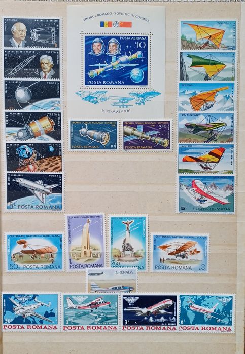 Vând serii de timbre și colite nestampilate