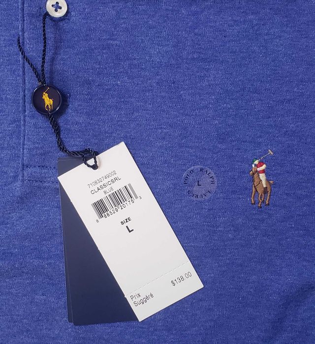 Нова оригинална фланелка Polo Ralph Lauren custom slim fit - XL, L, M