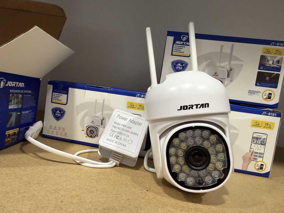 SET 4 Camere de Supraveghere, JORTAN JT-8161, 1080P, WIFI, IP66, Wireless, NightVision Infrarosu, Aplicatie Camera YOOSEE