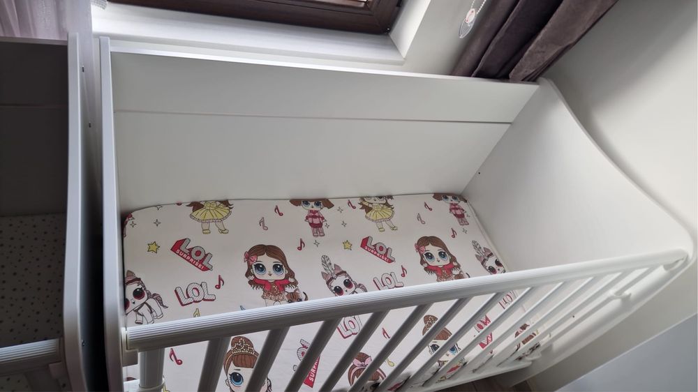 LORELLI Classic Легло-люлка 60/120 см. DREAM БЯЛО