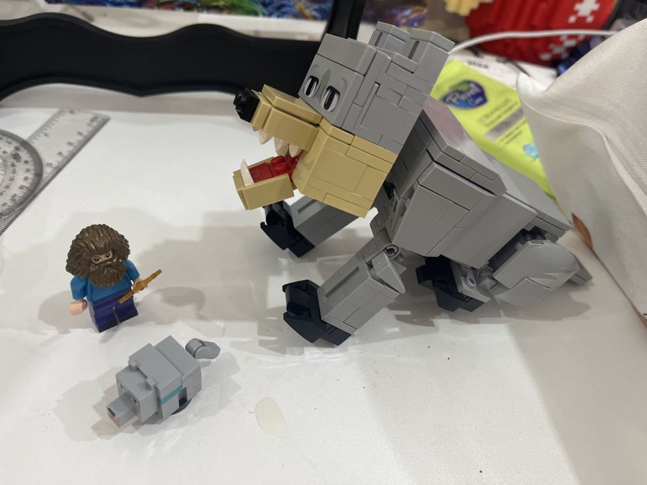 Лего майнкрафт собачка