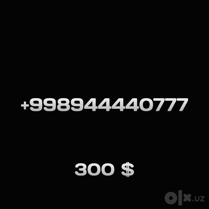 0777 raqam sotiladi