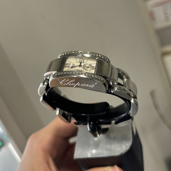 Часовник Chopard La Strada Quartz стоманен с диаманти