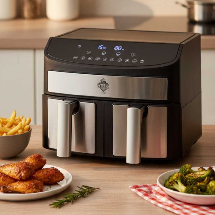 Двоен Air Fryer Queen KK-A02 - 7L, 2400W