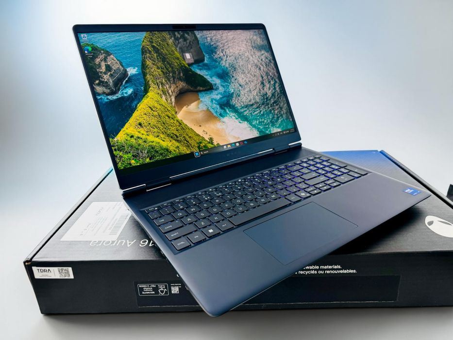 Лаптоп Dell Alienware 16X Aurora 16" WQXGA 240Hz Core Ultra 9-275HX 64GB DDR5 4TB SSD RTX 5070 Win11 ТОП ОФЕРТА! 2г. Гаранция!