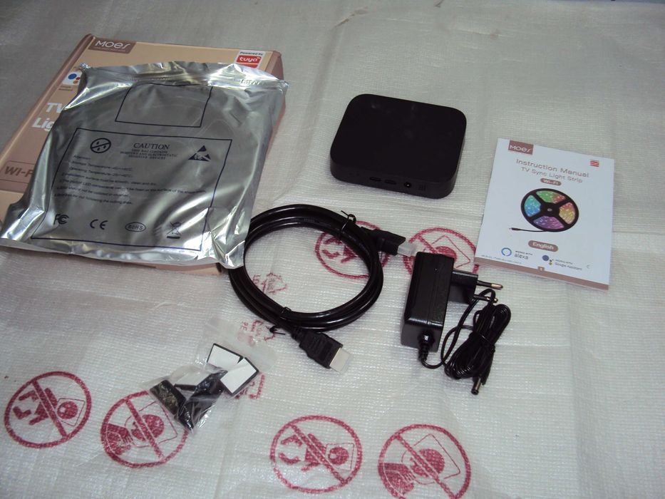 banda luminoasă pentru sincronizare TV Moes WLS-CL-TV55-EU-MS-WIFI