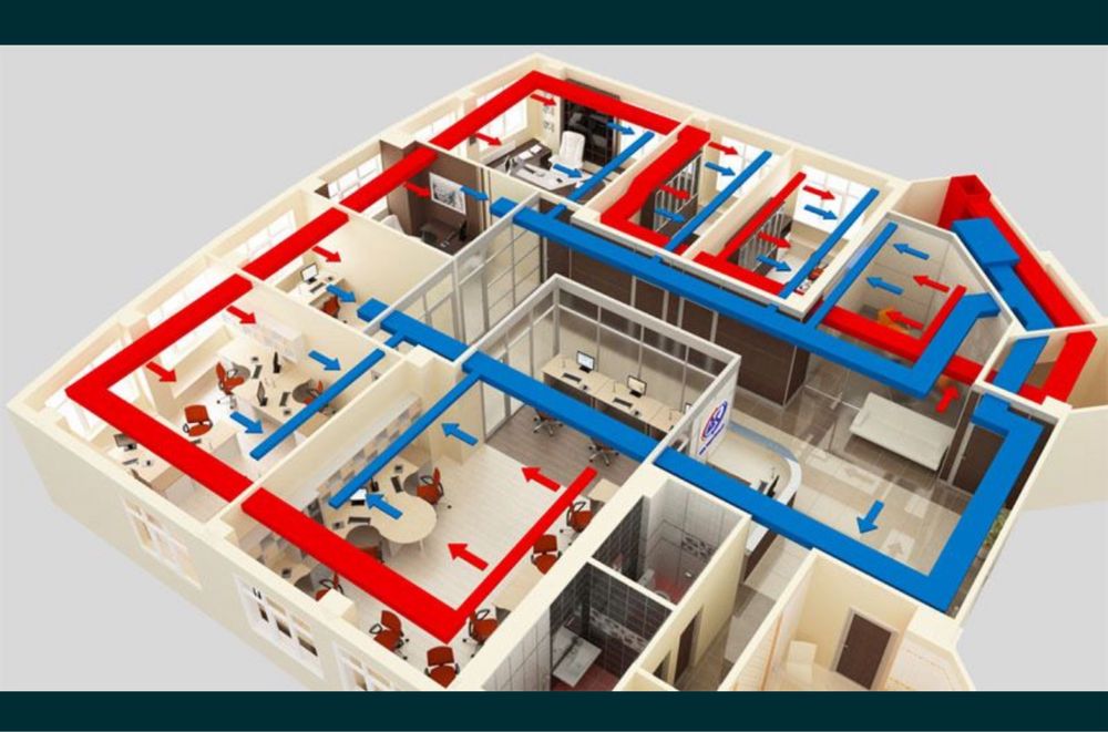 Установка монтаж вентиляции