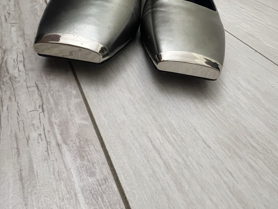 Новые кожаные балетки Massimo Dutti