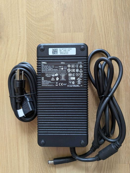 Dell 330W Зарядно DA330PM190 GT1CX 5X3NX Y90RR 5X3NX F0K0N XM3C3 Alienware Precision Power Charger
