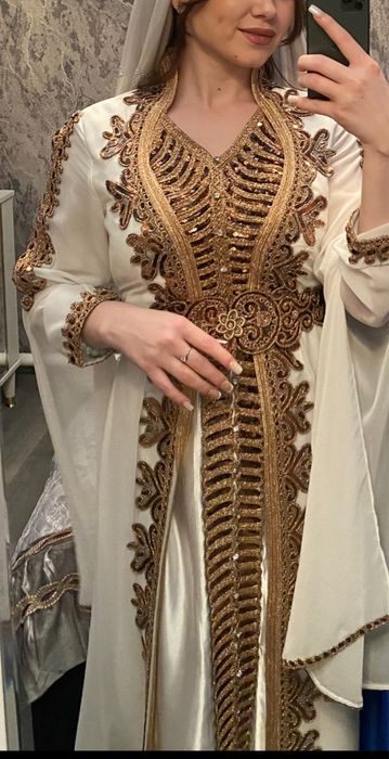 Шикарное турецкое платье на свадьбу/никах