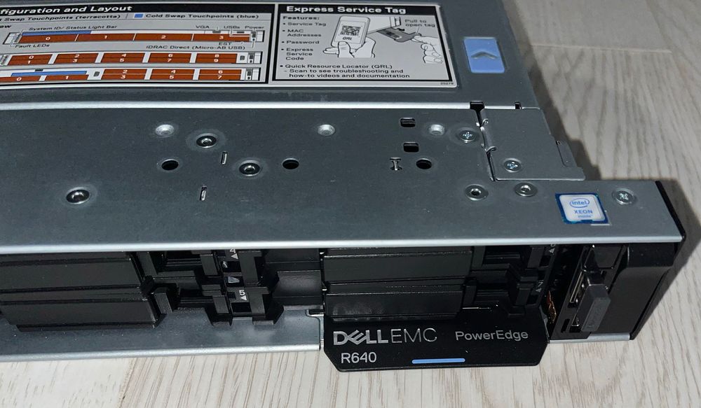 Server 1U Dell PowerEdge R640