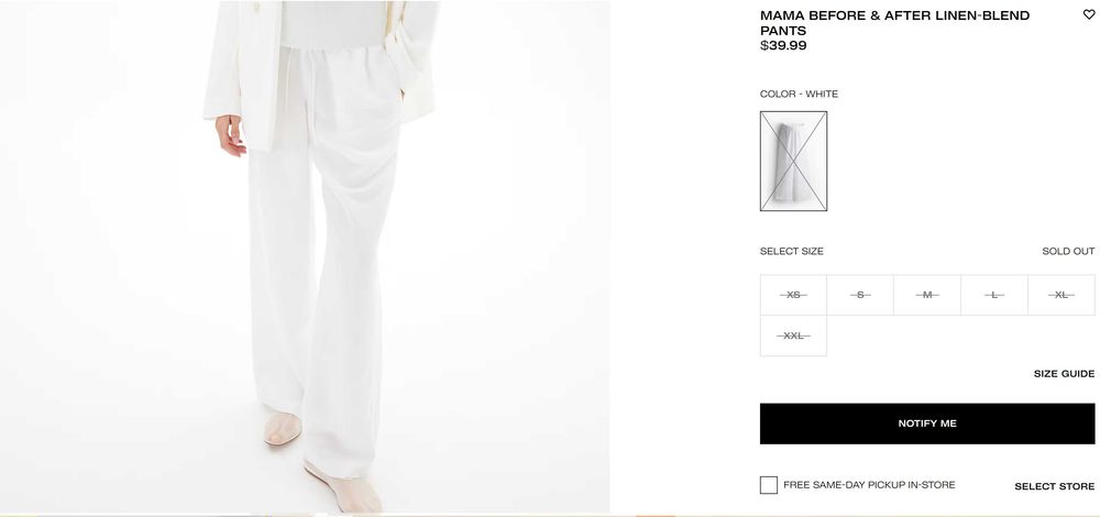 Новые брюки лен H&M,  Marks & Spencer размер 50/54