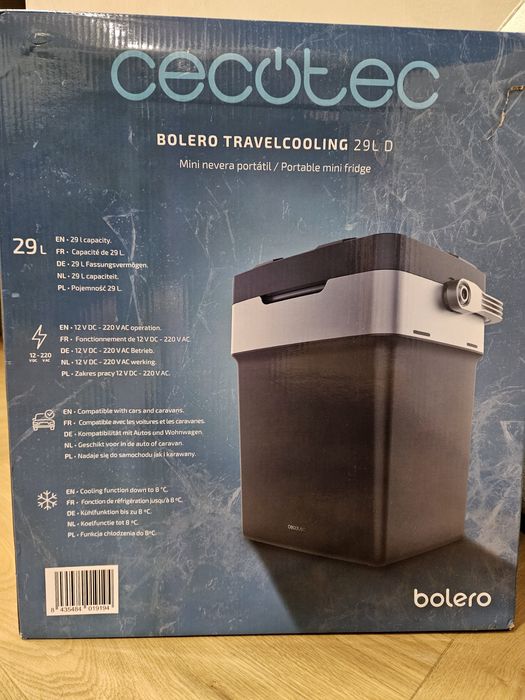 Vând cutie / lada frigorifica auto electrica CECOTEC bolero 29L