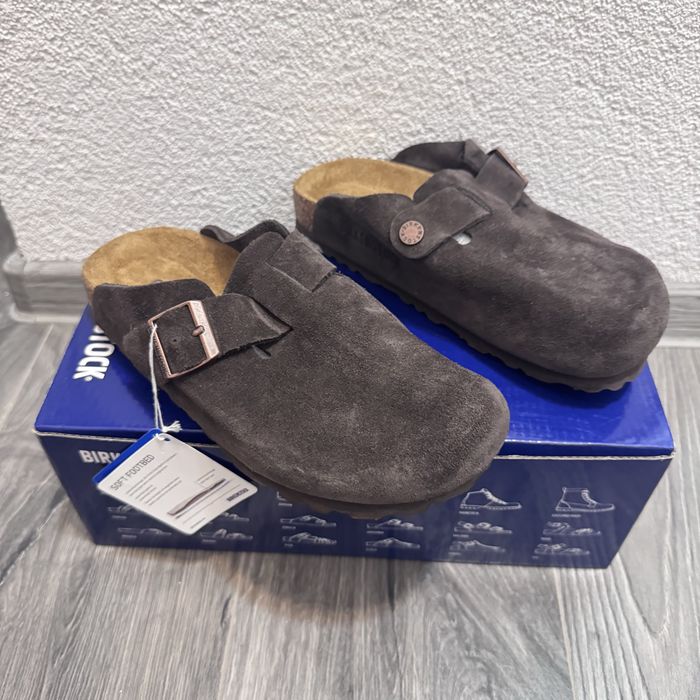 Birkenstock Boston LEVE Mocca, mărime: 36
