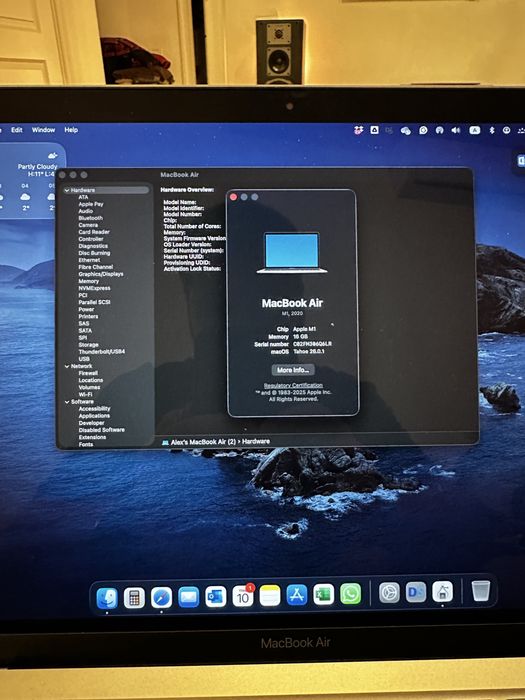 Laptop Macbook Air M1 16gb