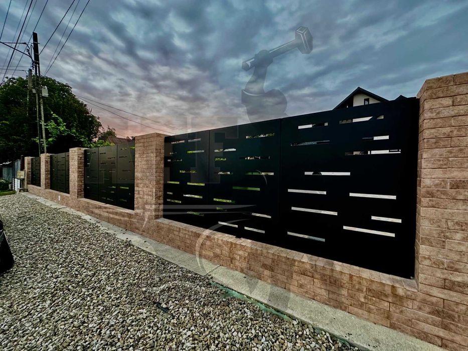 Porti si panouri de gard decupate la plasma - 500 RON