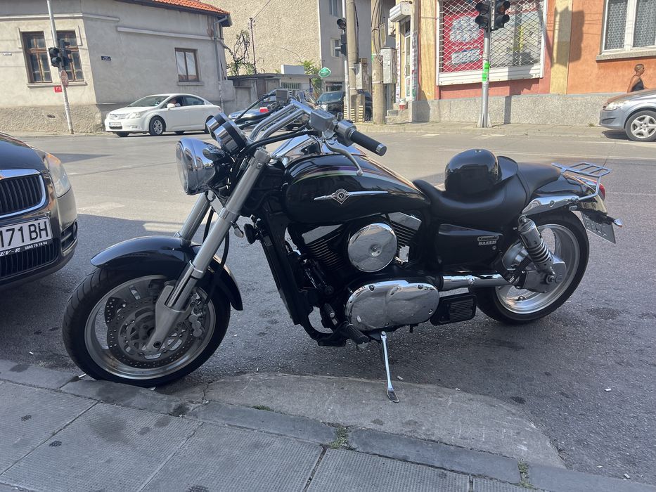 Kawasaki Meanstrike 1500 с генеранция Vance and Hines