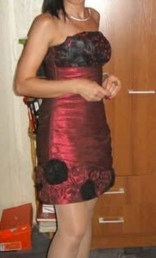 НОВА ЦЕНА 110лв  Къса официална рокля