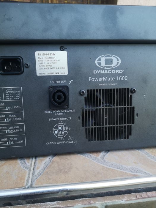 Dynacord Power Mate 1600-2 Pult Mixer Динакорд Пулт