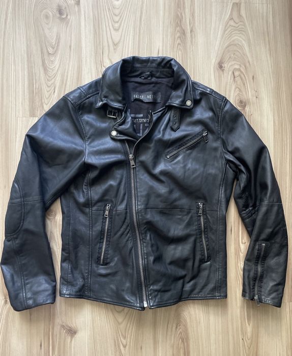 FREAKY NATION Leather JKT/мъжко яке (естествена) кожа М
