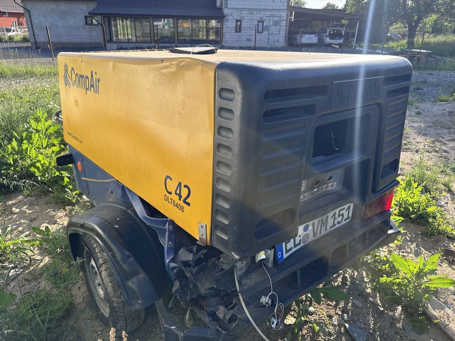 Motocompresor Compair diesel accidentat