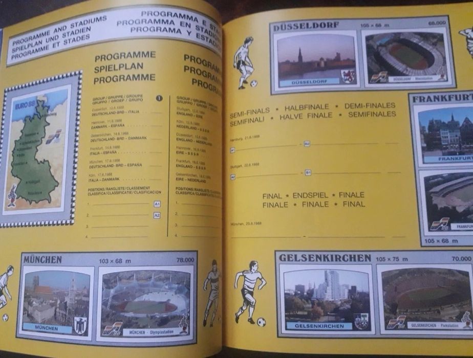 Panini Euro Cup Football collections 1980 2008 enciclopedie Hardcover