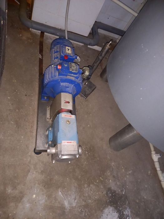 Насос нержавейка густой масса