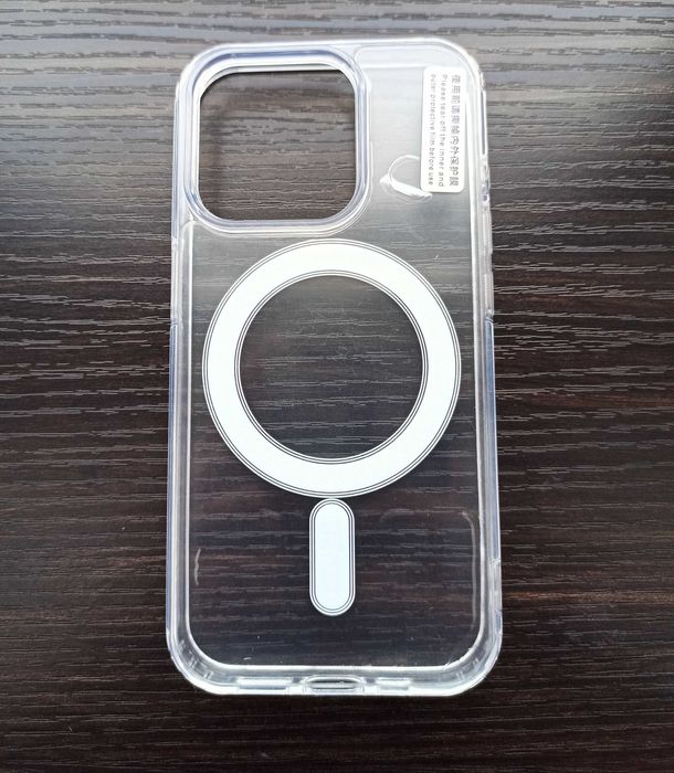 IPhone 15 pro - Прозрачен калъф гръб кейс/MagSave clear case за iPhone